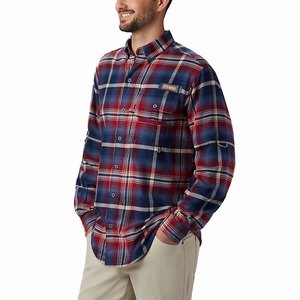 Columbia PHG Sharptail™ Flannel Herr Röda/Blå (WMZXL9142)